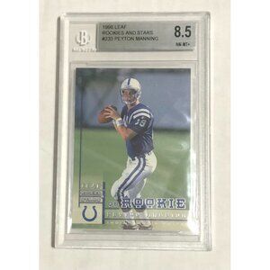 1998 Leaf Rookies & Stars Peyton Manning #233 Rookie BGS 8.5 NM-MT